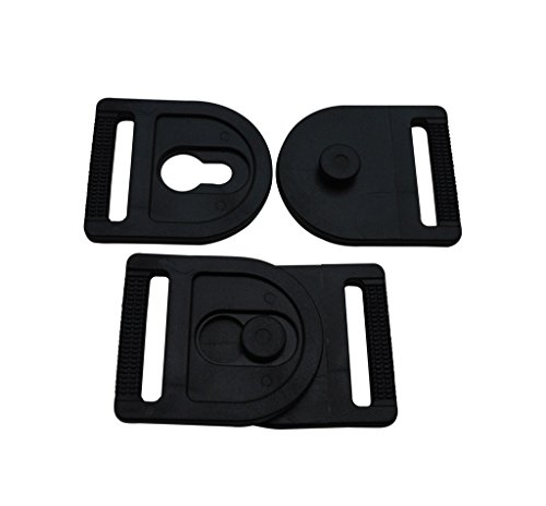 tianbang intérieur 2,5 cm Noir Largeur en plast...