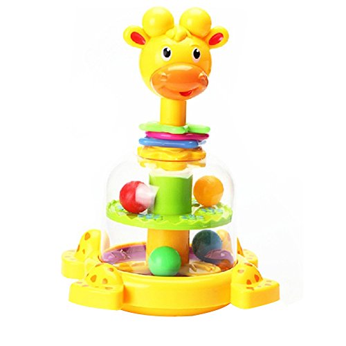 Toupie Girafe avec Boules Colorées