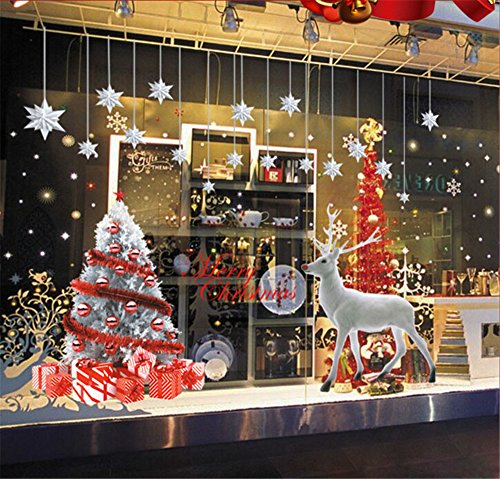 ufengke Joyeux Noël Arbre de Noël D'Argent Wapi...