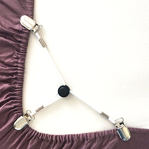 3 voies robuste réglable Drap attaches de Grips...