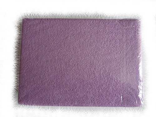 Blueberry Shop BlueberryShop 2 x TISSU ÉPONGE DRAP-HOUSSE POUR LIT BÉBÉ LIT D'ENFANT 60 X 120 cm (23,5" x 47") ( 0-7Yrs ) ( 120 x 60 x 16 cm ) Violet code EAN 0702811731073 