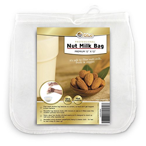 ORBLUE Sac-passoire fin pour lait de noix