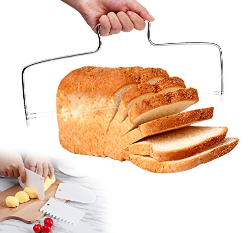 Coupe-gâteau à fils diviseur réglableen en acie...