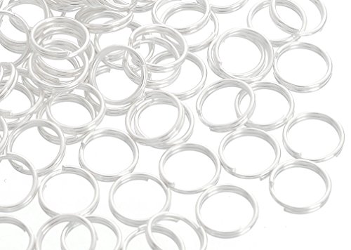 Souarts Godagoda Couleur Argent Anneaux Doubles 8mm Lot de 400pcs code EAN 0703510836441 