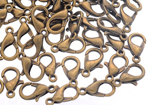 Souarts Couleur bronze fermoirs mousquetons lot de 100pcs code EAN 0703510836847 