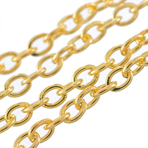 Godagoda Couleur Dore Chaines Maille Forcat 10m