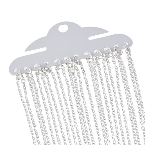 Couleur argent colliers chaines maile forcat av...