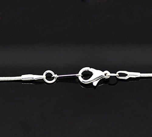 Couleur argent colliers chaines serpent avec fe...