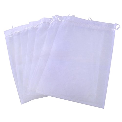 Souarts Blanc organza sachets cadeau bijoux 20x30cm lot de 25pcs code EAN 0703510847799 
