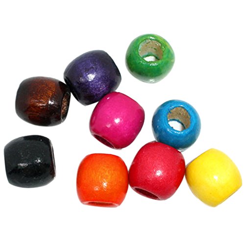 Souarts Mixte colore perles intercalaires en bois lot de 50pcs code EAN 0703510848192 