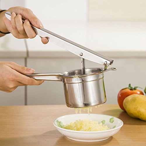 Presse-Purée Professionnel Manuel en Acier Inox...