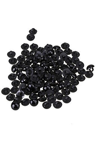 Lot de 100 yeux ronds en plastique sécuritaires...