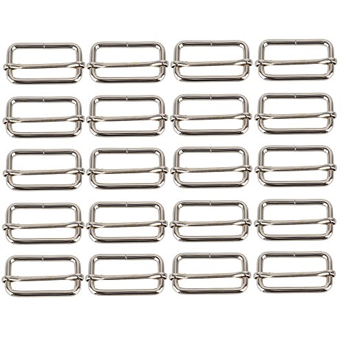 bqlzr Bar tri-glides coulissante en métal boucles broches réglage coulissant pour sangle 38 mm Lot de 20 0704256174095 BQLZR bqlzr Bar tri-glides coulissante en métal boucles broches réglage coulissant pour sangle 38 mm Lot de 20 0704256174095 BQLZR
