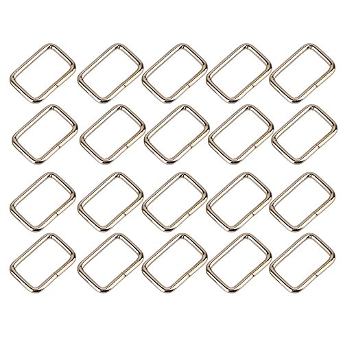 bqlzr ton argent joli Rectangle en Métal Multif...