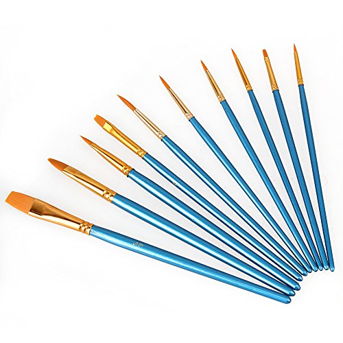 Bleu Pinceau de peinture aquarelle pour artiste...