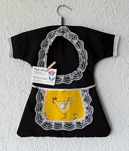 Handmade by Daggi Klammerkleidchen et sacoche pour pinces à linge, klammerkleid, clothespin bag code EAN 0704280100107 