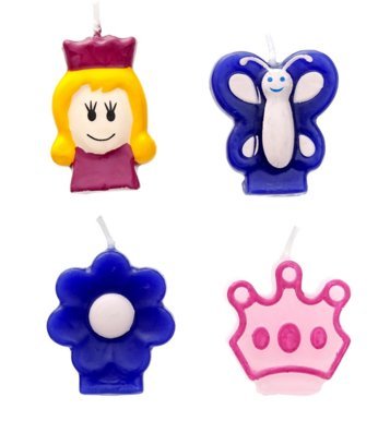HEMA bougies pour gâteaux princesse 0705514509710 (0705514509710)
