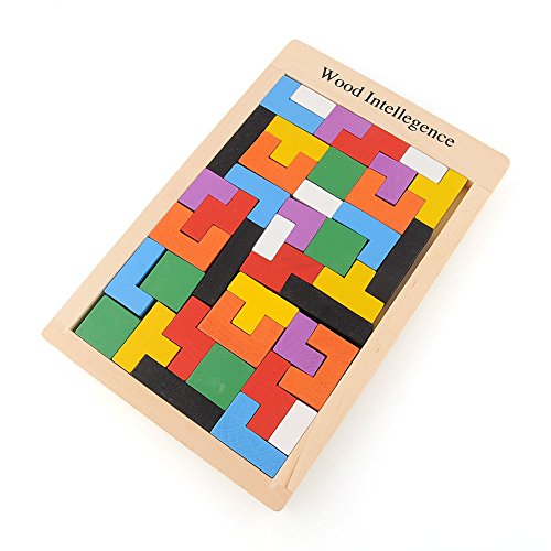 Casse-tête Tangram en Bois - Tetris - Jouet en ...