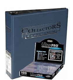 3-ring collectors album blue + 100 9-pocket pla...