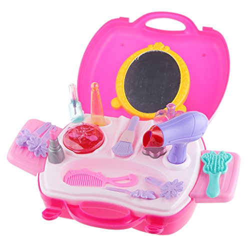 Generic 21pcs Kit de Maquillage Simulation Playset Enfants Prétend Rôle Jouer Jouet Cadeau code EAN 0706433672622 