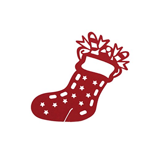 Lot de 50pcs 3D Xmas Chaussette en Papier Carte...