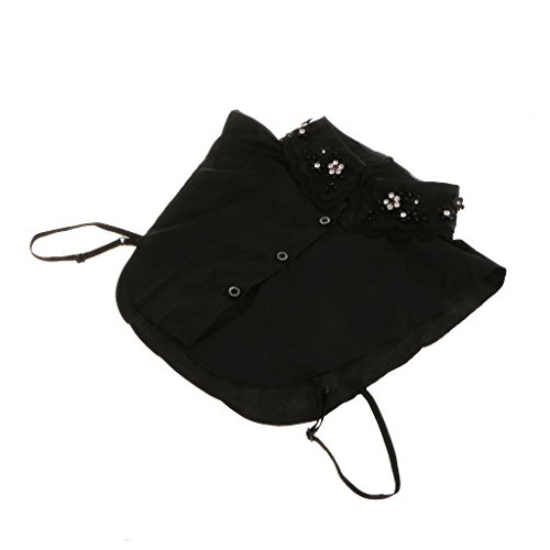 Phenovo Col Faux Coton Femme Demi Col Détachabl...