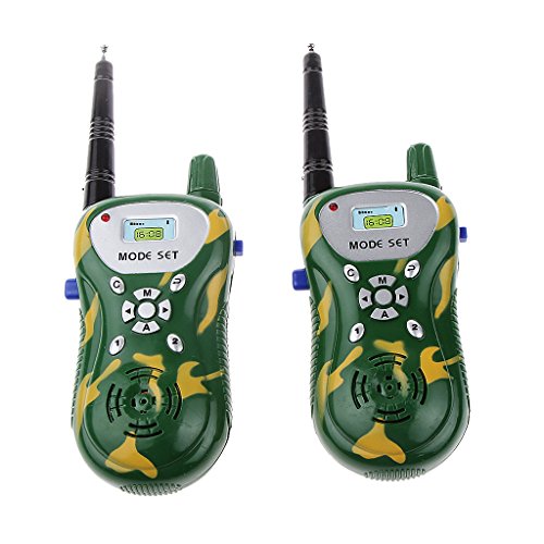 2pcs Talkie Walkie à 2-ways Radio Contrôle Enfa...