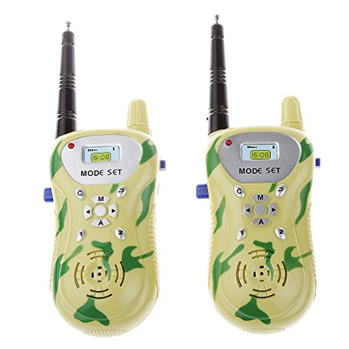 Generic 2pcs Talkie Walkie à 2-ways Radio Contrôle Enfants Jouet électronique 50m Gamme Interphone #2 code EAN 0706433754946 