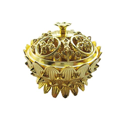 D'encens Cône Brûleur D'encens Encensoir Forme de Lotus Décoration A La Maison - Or 0706433756100 Générique