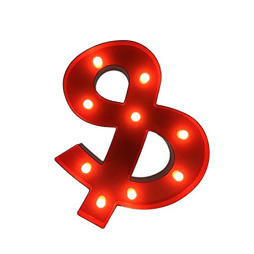 LED Lampe Rouge Décorative de Signe Symbole Int...