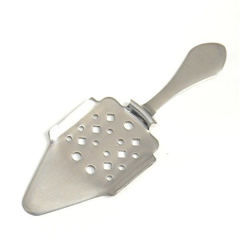 HAPPYNUTS happynuts Absinthe Accessoires, 1 pièce 15,2 cm Absinthe Cuillère en acier inoxydable, finition satin code EAN 0706611949089 