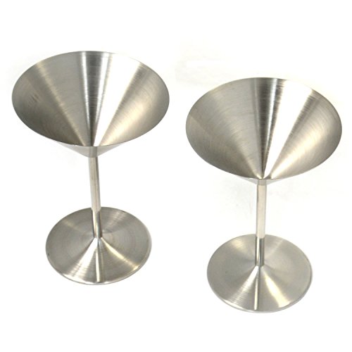 huppynuts Lot de 2 verres à cocktail, Verres, V...