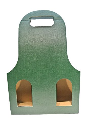 Bouteille emballage vert foncé 27 x 9 x 41 cm p...