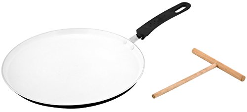Poêle à crêpes en céramique compatible inductio...