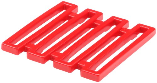 0078- 0900e dessous de plat rouge mélamine