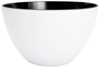 0535-5151 saladier duo blanc / noir 28 cm