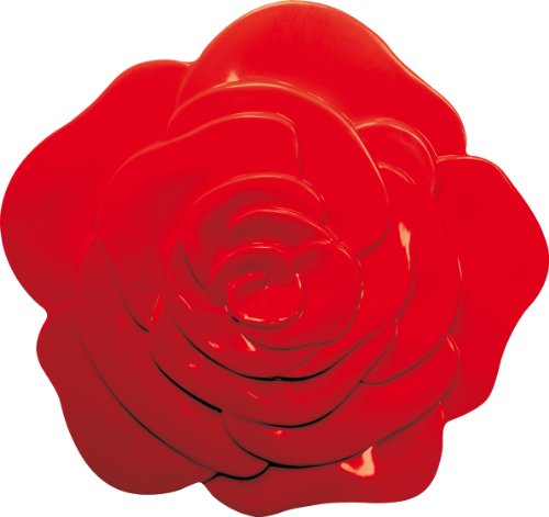0078-0901 dessous de plat rose rouge