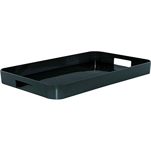 Plateau gallery, noir, 53,5 x 34,5 cm