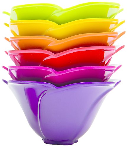 Zak Designs Zakdesigns 2098-3125 Rosy Plateau d'Épice Mélamine Multicolore 45 x 35 x 25 cm 6 Pièces code EAN 0707226736668 