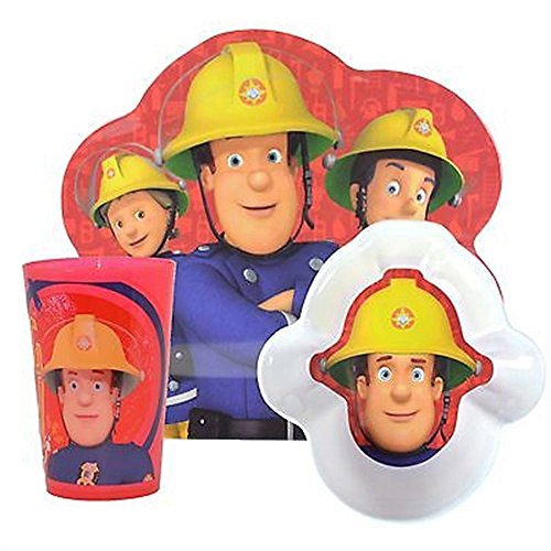 Fireman Sam Cup, bol et assiette vaisselle