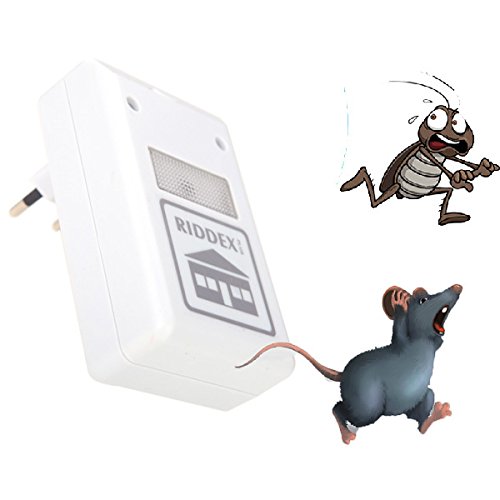 Zophor (tm) blanc chaud 220 v répulsif à ultrasons ulf waves aide contrôle électronique répulsif pour insectes fourmis araignées roaches (souris) code EAN 0707430152889 