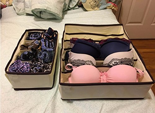 4 pcs organiseur rangement des sous-vêtements b...