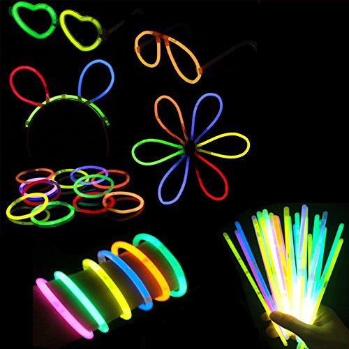 Fluorescent Bâton,Lightstick, 100 Bâtons 20,3 cm Bâtons fluorescents, couleurs variées Light Up Glow Bracelet Collier LED clignotant lumière Néon pour les fêtes, clubs, Noël et désherbage Dancing 0708311903767 VastSean Fluorescent Bâton,Lightstick, 100 Bâtons 20,3 cm Bâtons fluorescents, couleurs variées Light Up Glow Bracelet Collier LED clignotant lumière Néon pour les fêtes, clubs, Noël et désherbage Dancing 0708311903767 VastSean