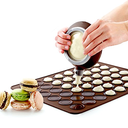 MyLifeUNIT Kit à macarons et tapis à macarons antiadhésif en silicone pour 30 macarons code EAN 0708315671624 