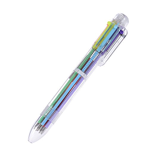 1pcs bic stylo bille 6 couleurs design couleurs...
