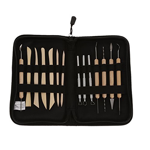 14 pcs outils de poterie sculpture argile bonne...