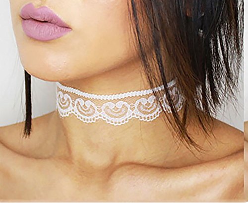 ILOVEDIY Collier Choker Dentelle Ras de Cou Got...