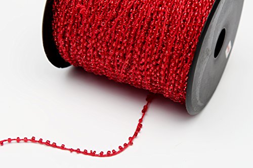 ILOVEDIY 10/100 Yards Bobine de Perle en Crista...