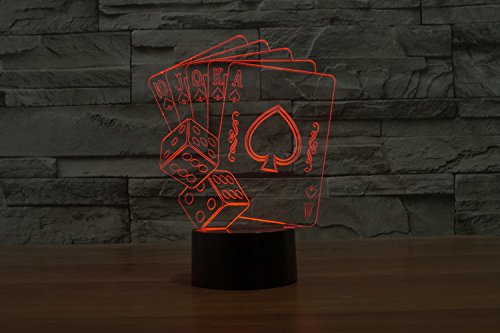 Visualisation 3D incroyable Glow LED lampe de n...