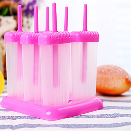 bravolotus Lot de 6 one set de frozen machine à crème glacée moule popsicle moule à sucettes plateau poêle de cuisine diy moule pop pour l'été code EAN 0708478958839 